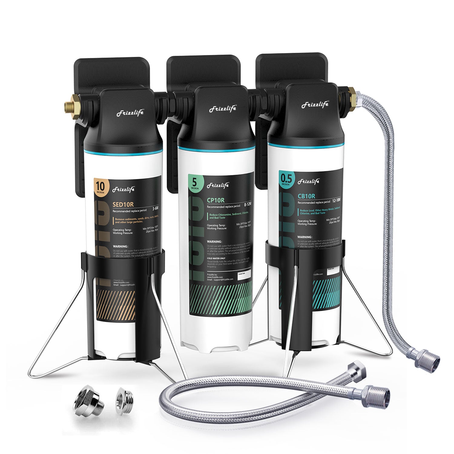 Travis Water Filters 102-DSP Dual Water Filter System, 10 Inch